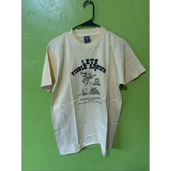 Vintage Graphic, T Single Stitch Fiddle Festival, Salinas, California X Large XL - Picture 2 of 6